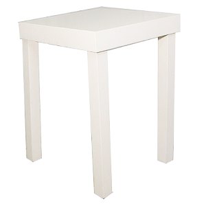 שולחן לבן 65/65 ס"מ