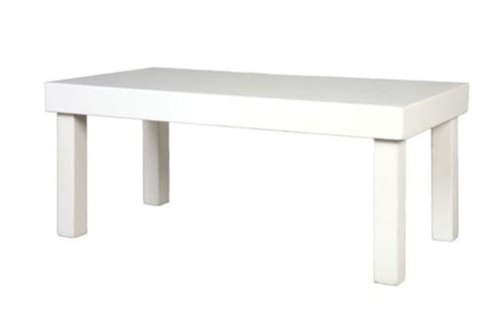 שולחן לבן 120/60 ס"מ