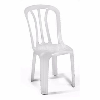 כיסא פלסטיק לבן