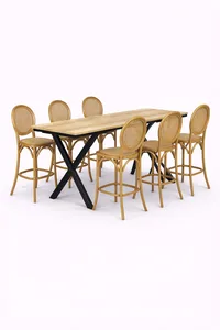 שולחן בר חשוף - דגם יוגב