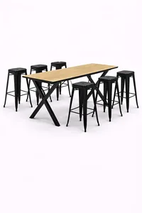 שולחן בר חשוף - דגם יוגב