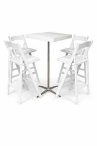 שולחן בר מרובע